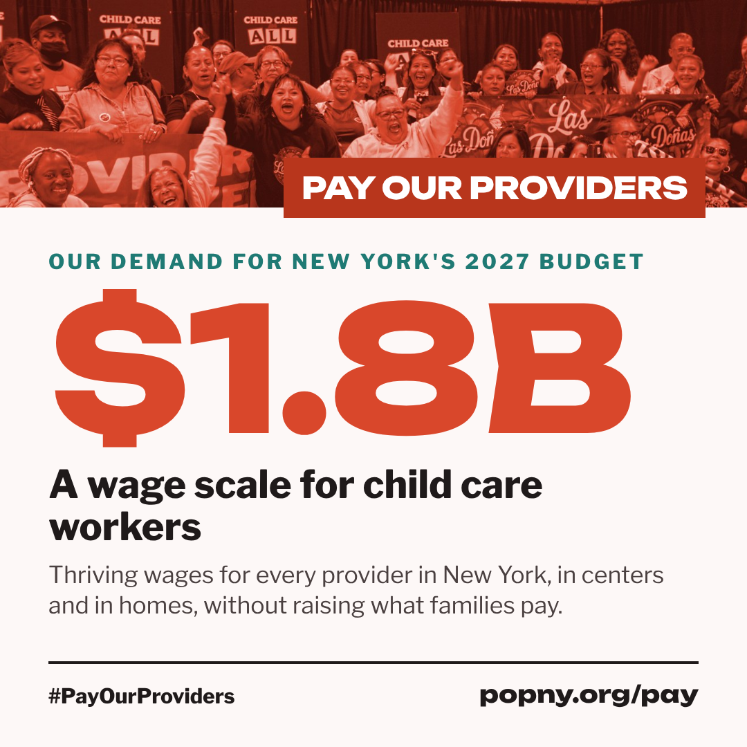 $1.8B: a wage scale for child care workers. #PayOurProviders